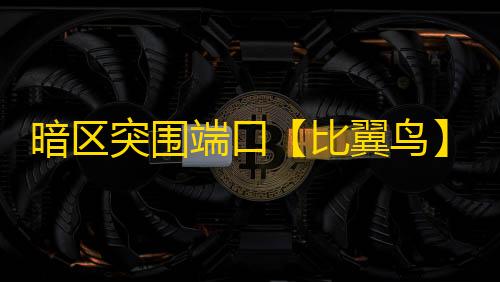 暗区突围端口【比翼鸟】外挂