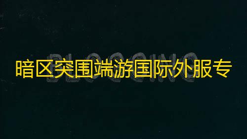 暗区突围端游国际外服专用【Black】外挂
